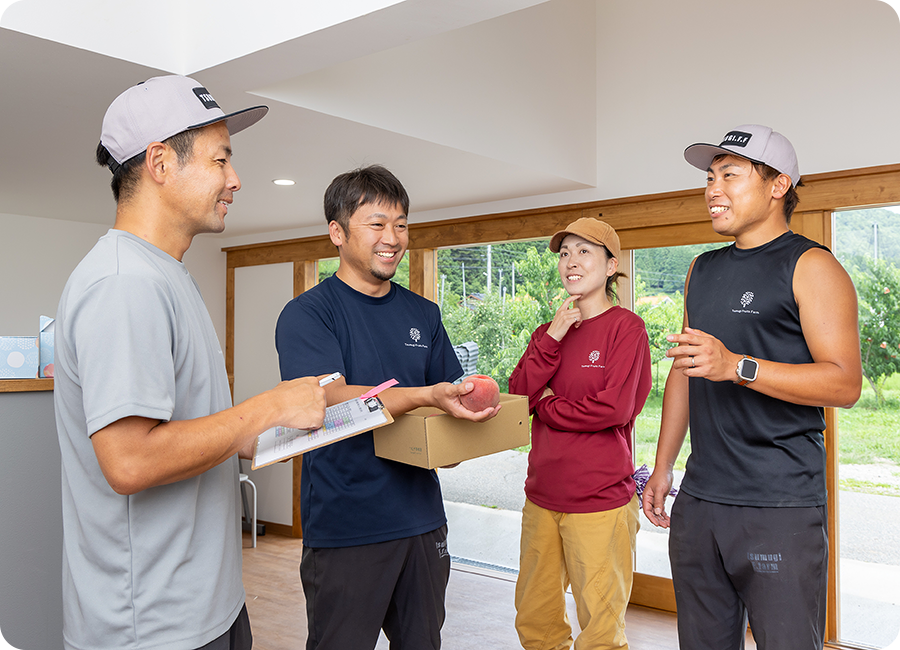 各異業種経験者からなるチームワーク